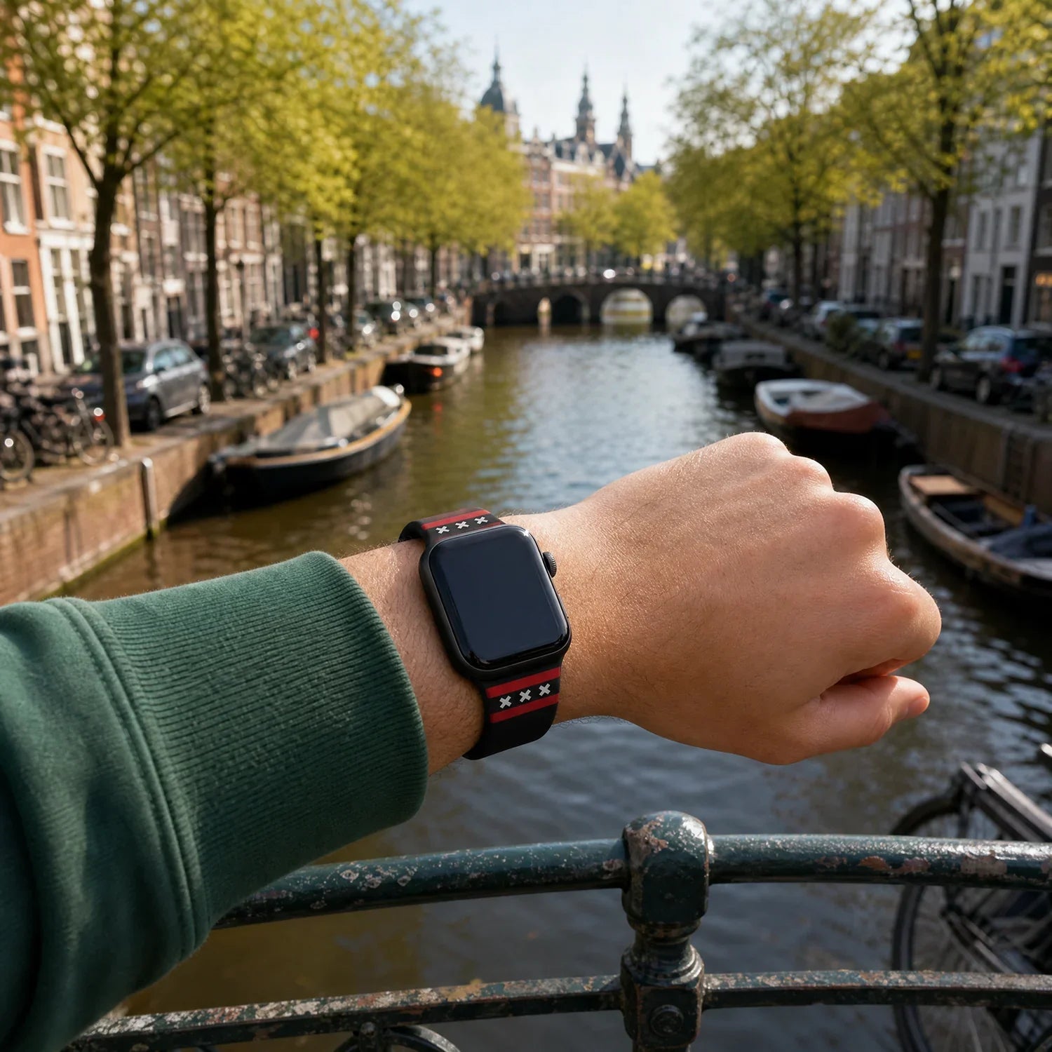 Apple Watch bedrucktes Armband – Silikon – Amsterdam XXX