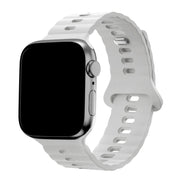 Apple Watch Wave Armband – Silikon – Weiß