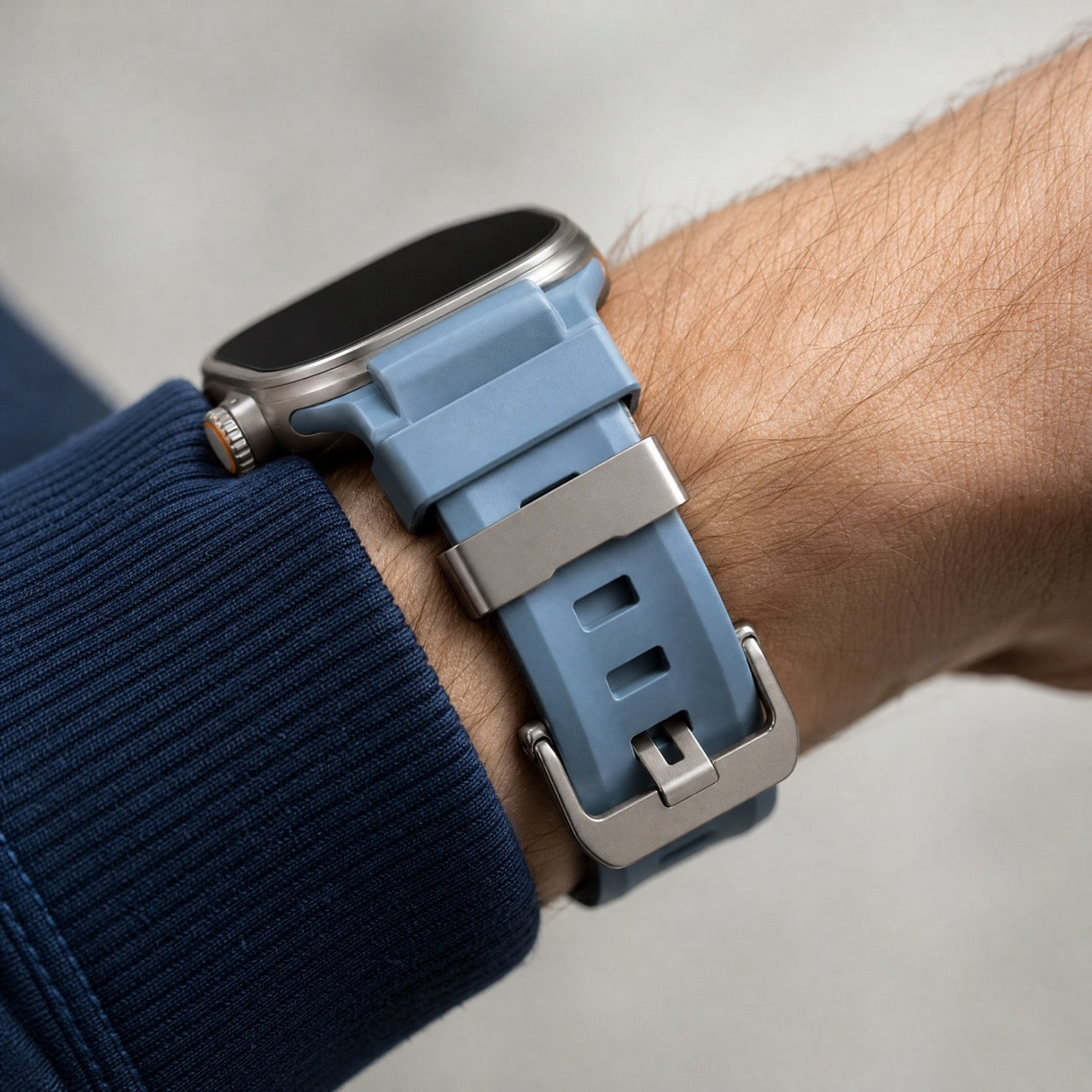 Apple Watch Silikon Ranger Armband – Blau