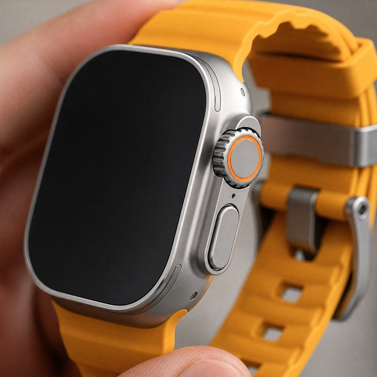 Apple Watch Silikon Ranger Armband – Gelb