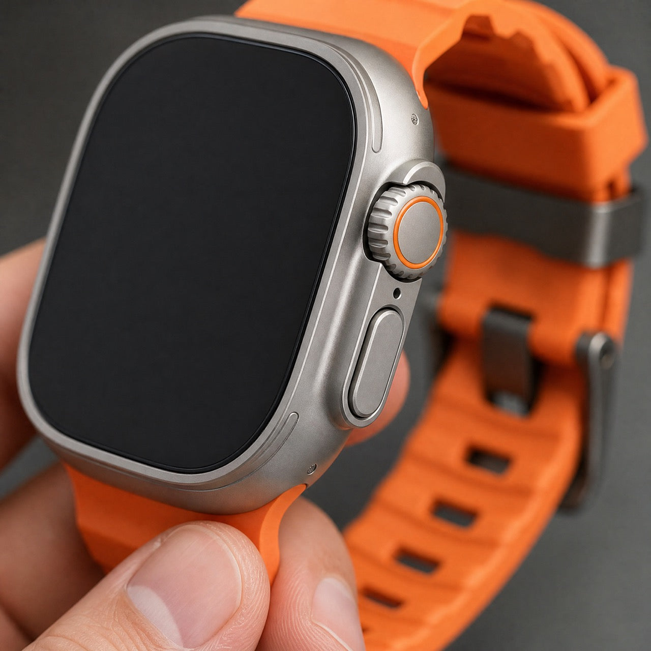 Apple Watch Silikon Ranger Armband – Orange