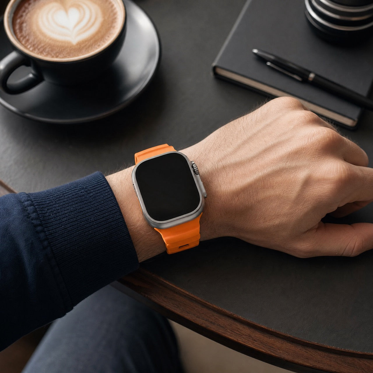 Apple Watch Silikon Ranger Armband – Orange