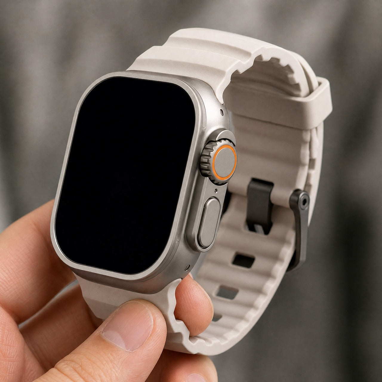 Apple Watch Silikon Ranger Armband – Polarstern