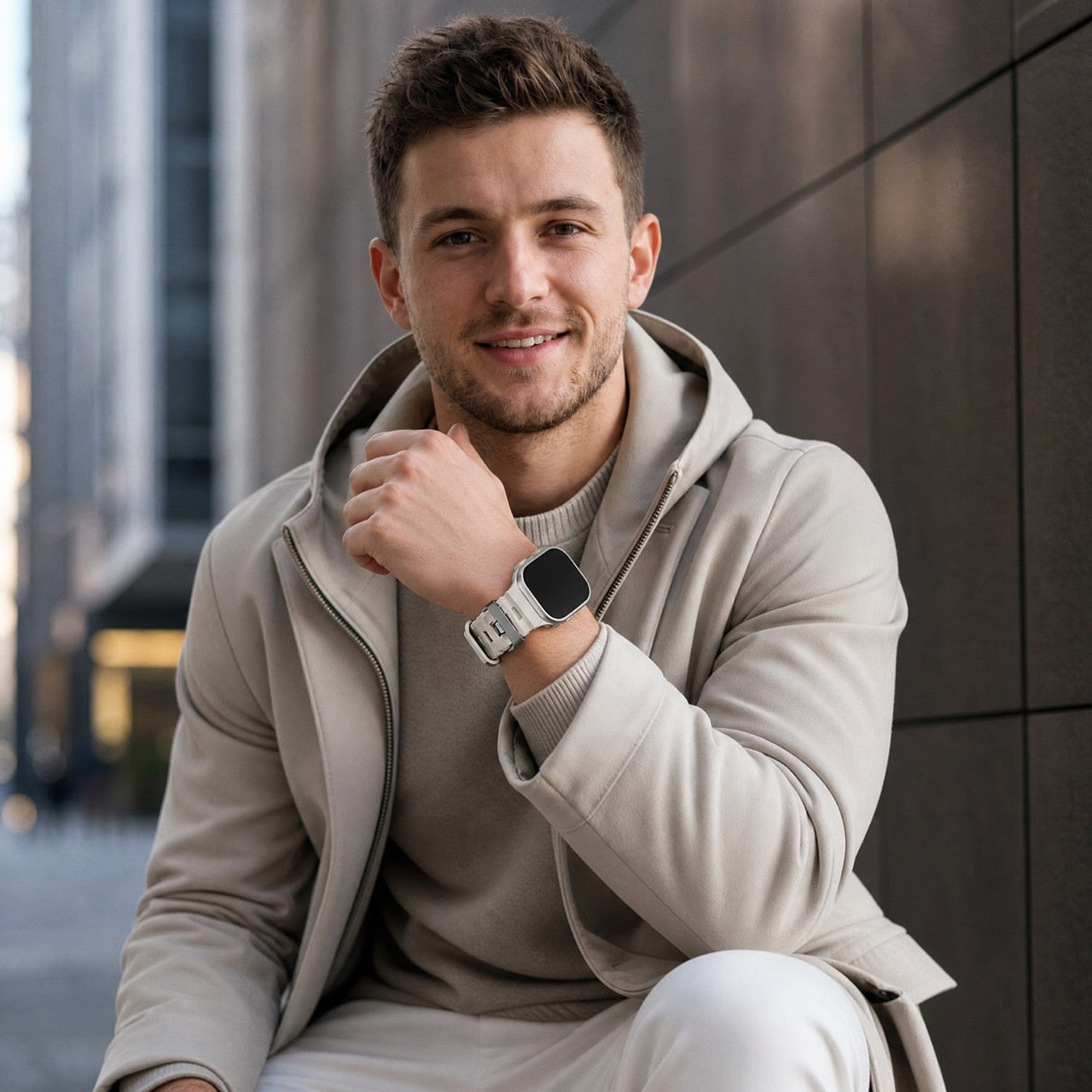 Apple Watch Silikon Ranger Armband – Polarstern