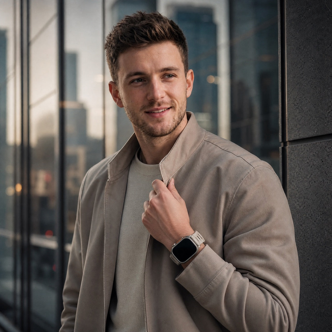 Apple Watch Silikon Ranger Armband – Polarstern