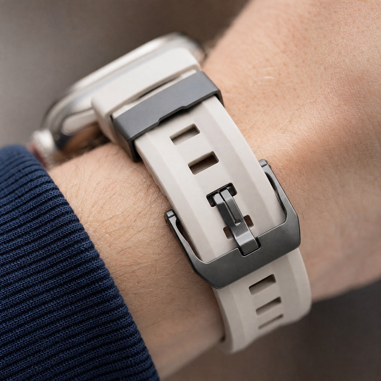 Apple Watch Silikon Ranger Armband – Polarstern