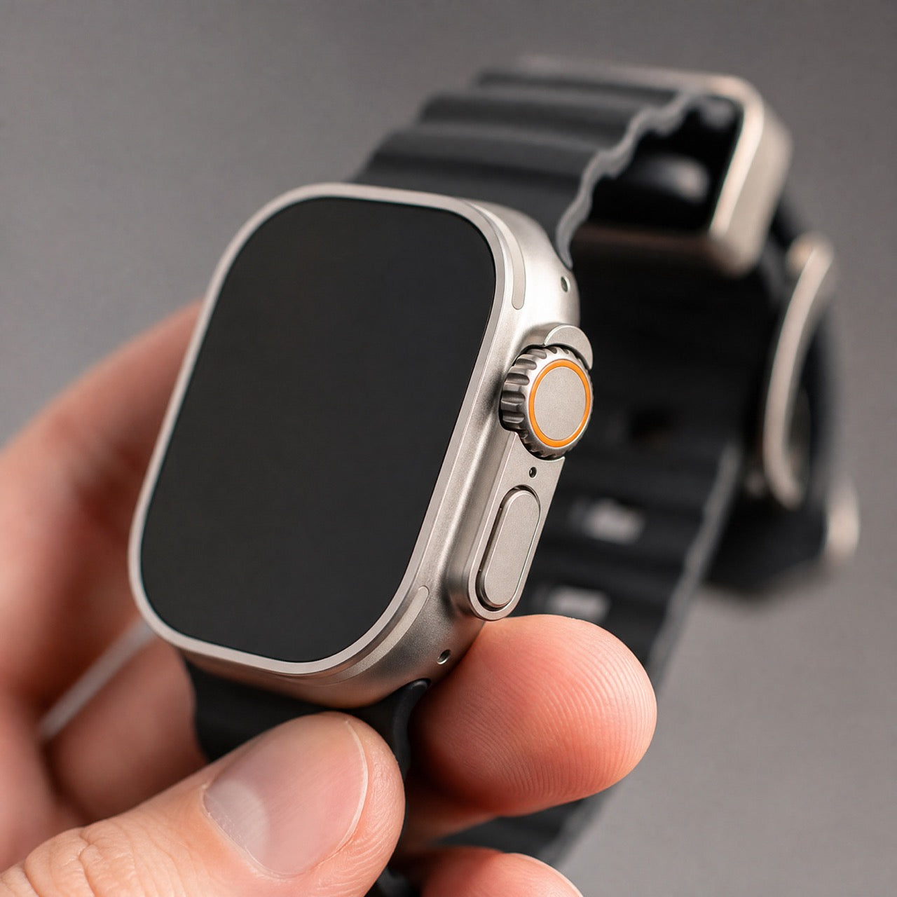 Apple Watch Silikon Ranger Armband – Schwarz