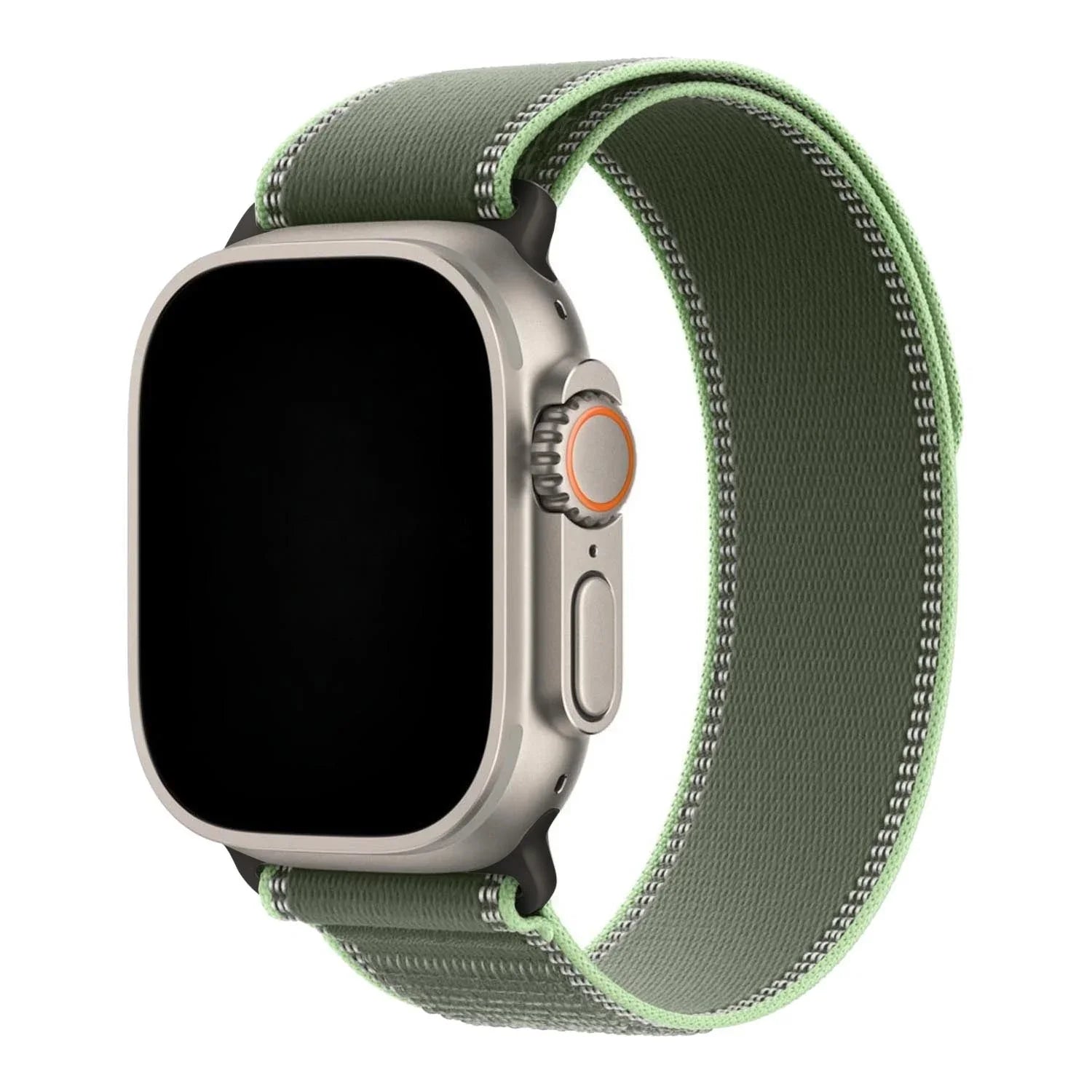 Apple Watch Armband Trail - Nylon - Neon-Grün - Schwarz