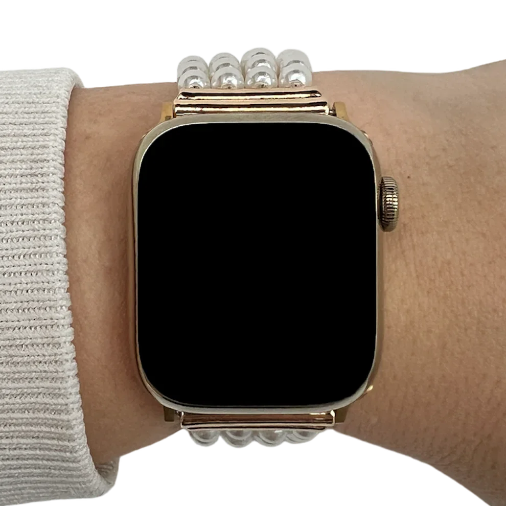 Apple Watch Armband – Schmuckstück – Weiß