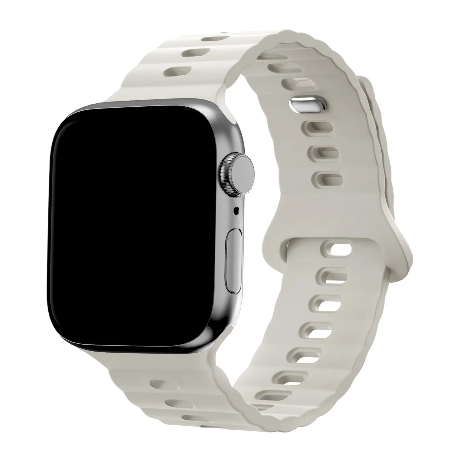Apple Watch Wave Armband – Silikon – Polarstern
