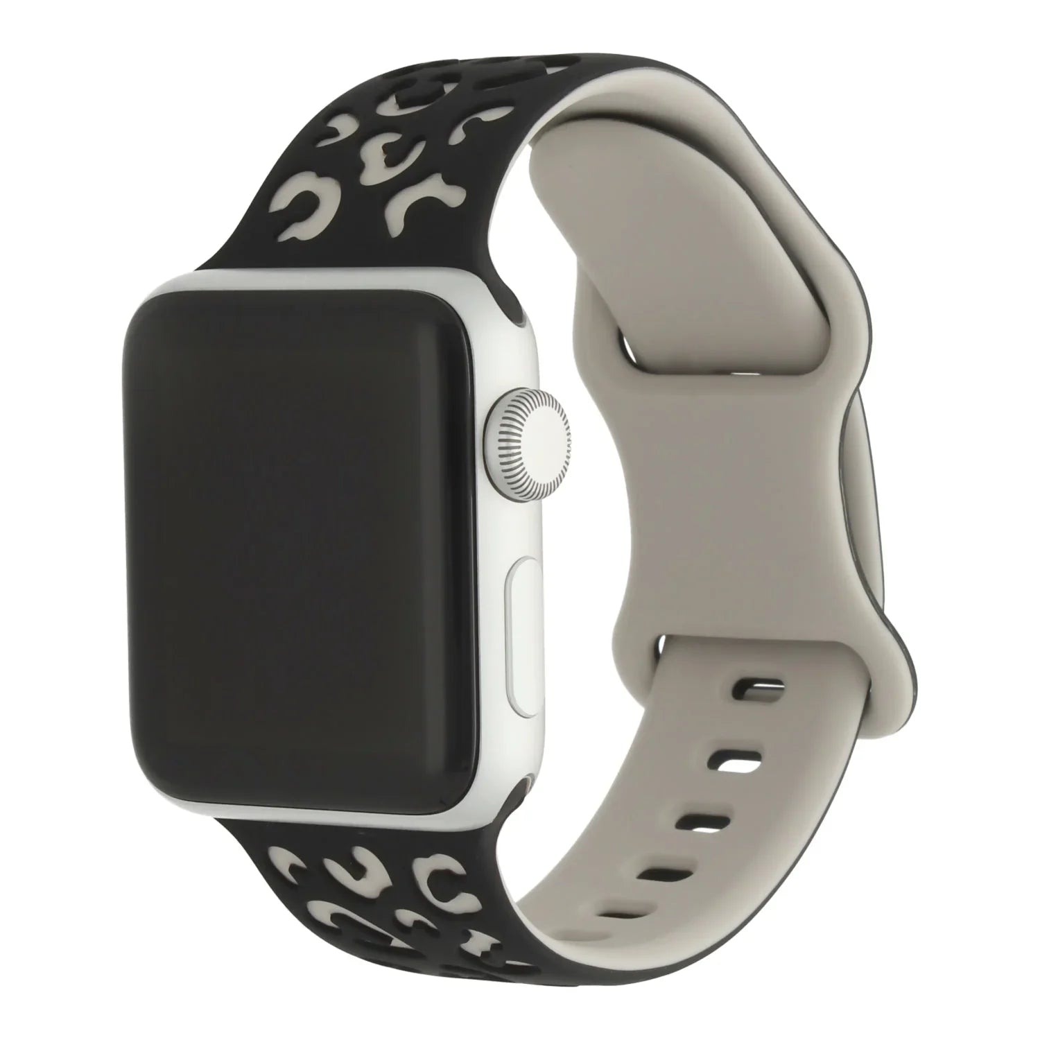 Apple Watch Wild-Armband – Silikon – Schwarz Starlight