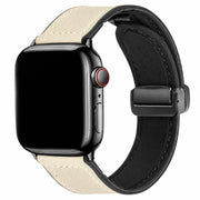 Apple Watch Armband Lennox – Leder – Weiß