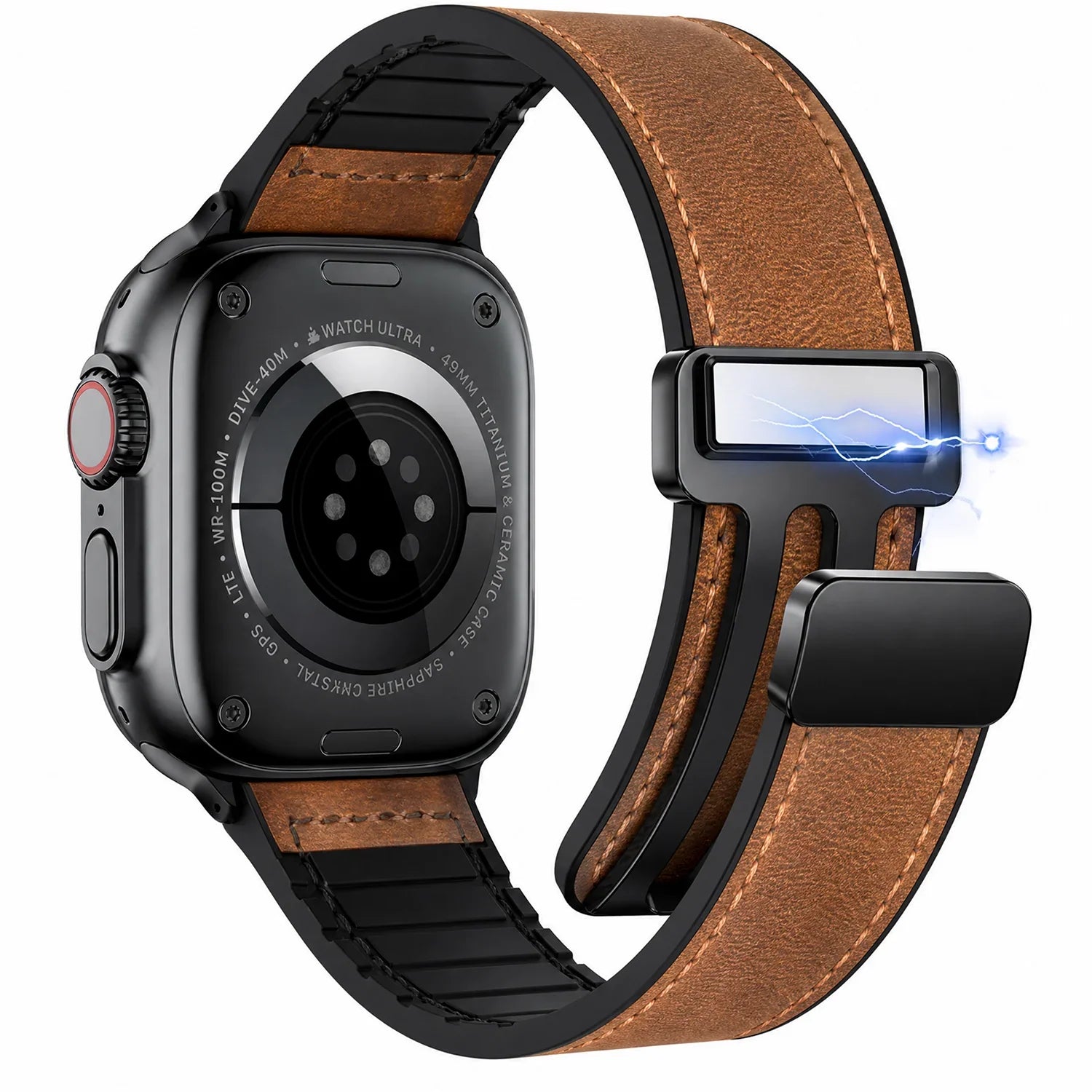 Apple Watch Armband Lennox – Leder – Braun