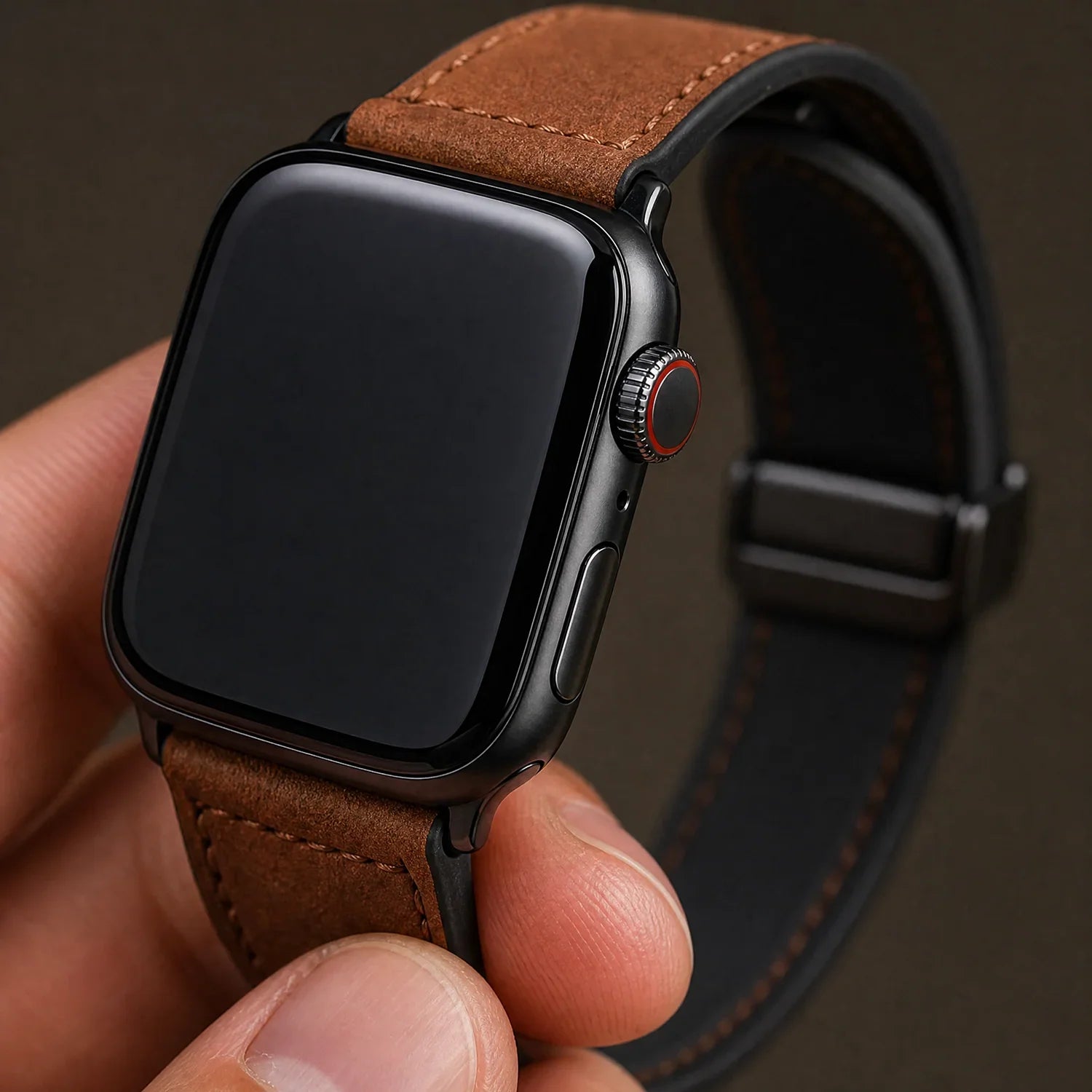 Apple Watch Armband Lennox – Leder – Braun