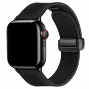 Apple Watch Armband Lennox – Leder – Schwarz