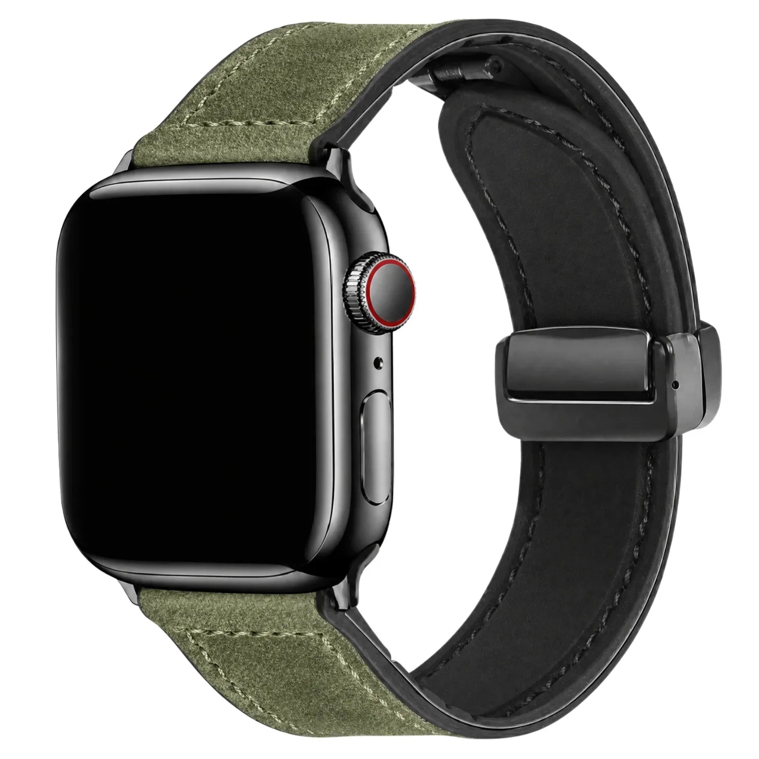 Apple Watch Armband Lennox – Leder – Grün