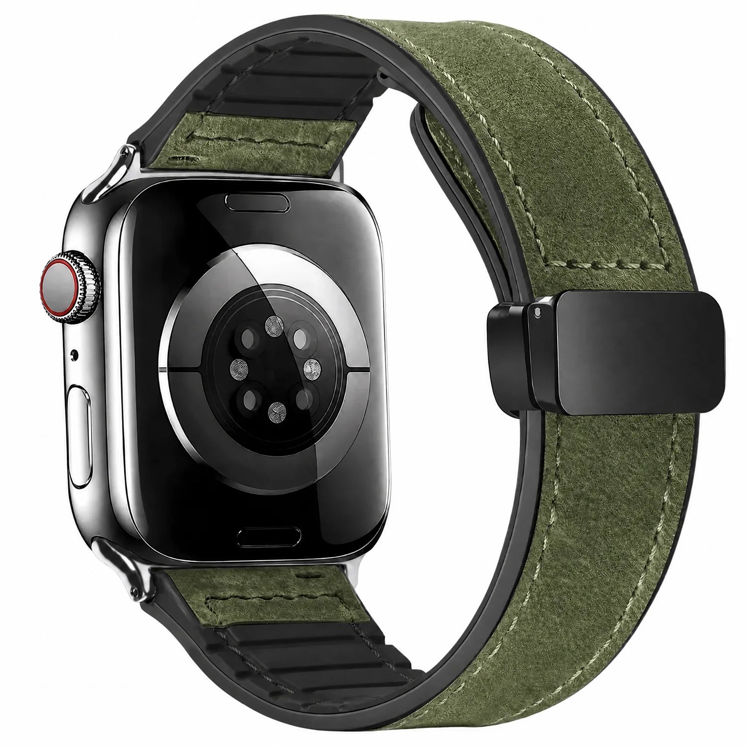 Apple Watch Armband Lennox – Leder – Grün
