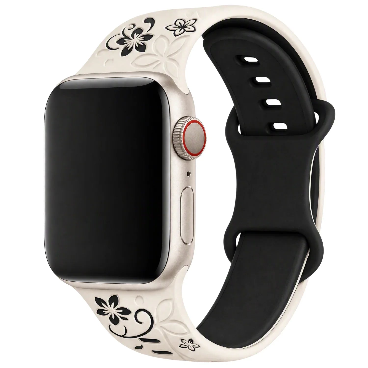 Apple Watch Livia Blumenprint Armband – Silikon – Polarstern