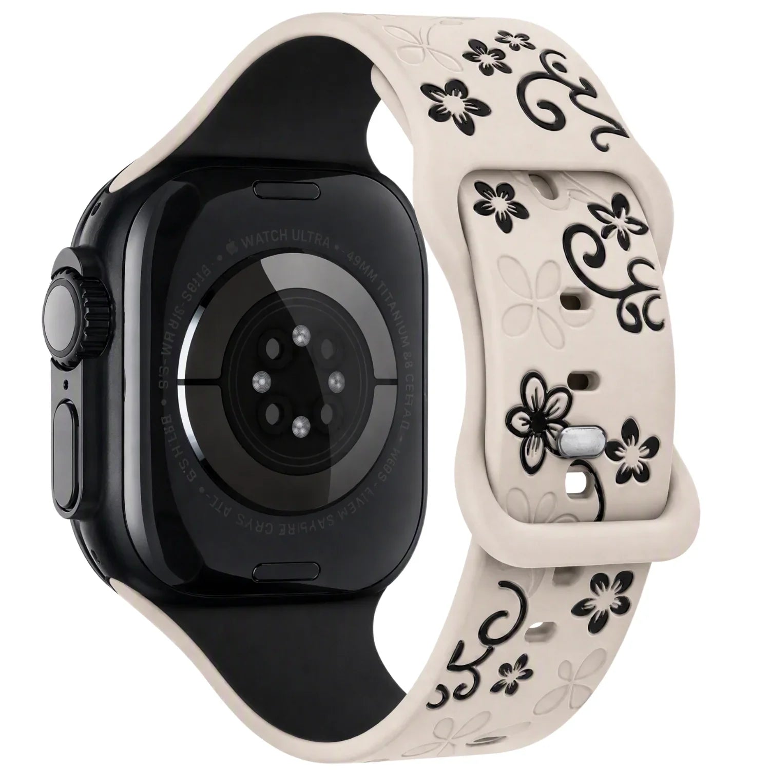 Apple Watch Livia Blumenprint Armband – Silikon – Polarstern