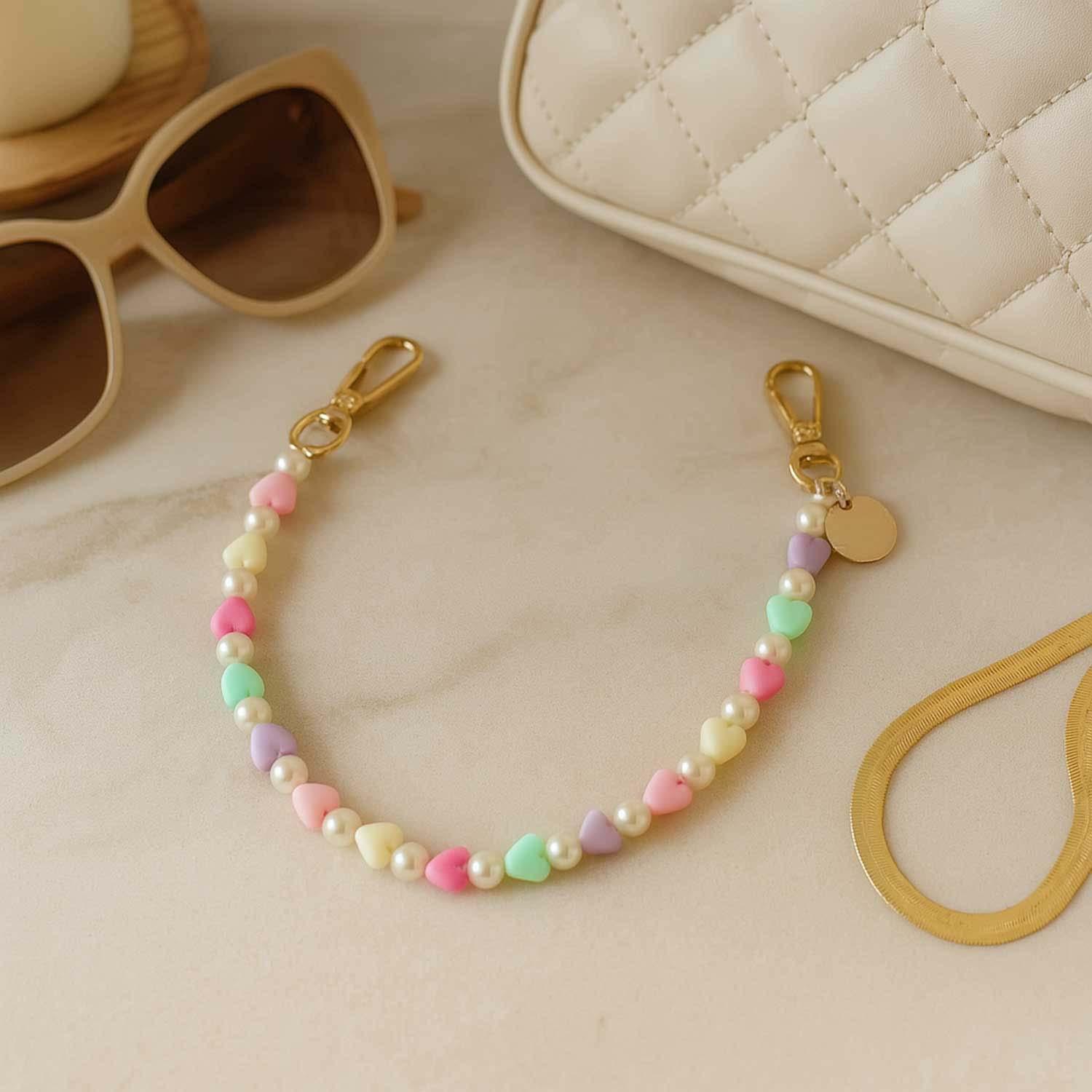 Telefonband Beach - mehrfarbig - gold