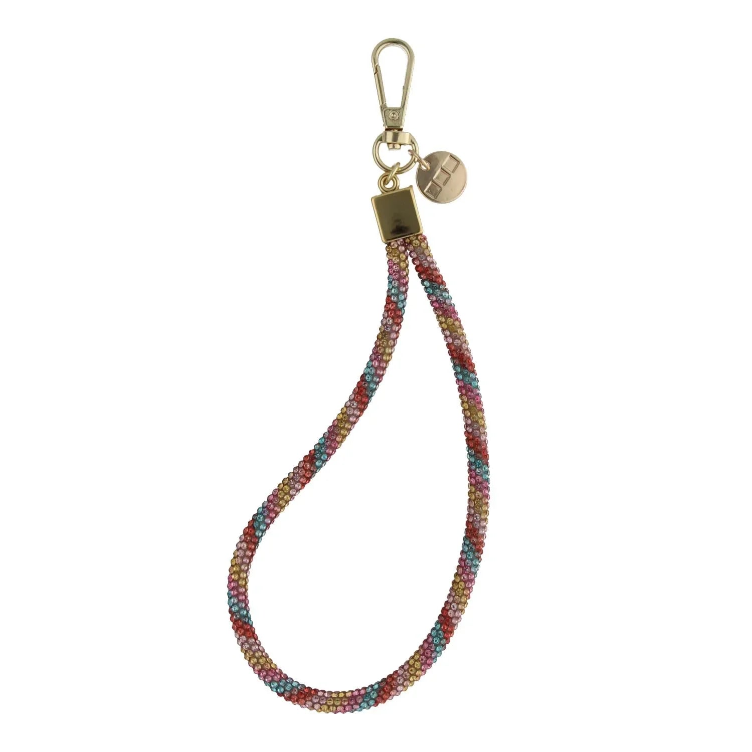 Handykette Diamond - mehrfarbig - gold