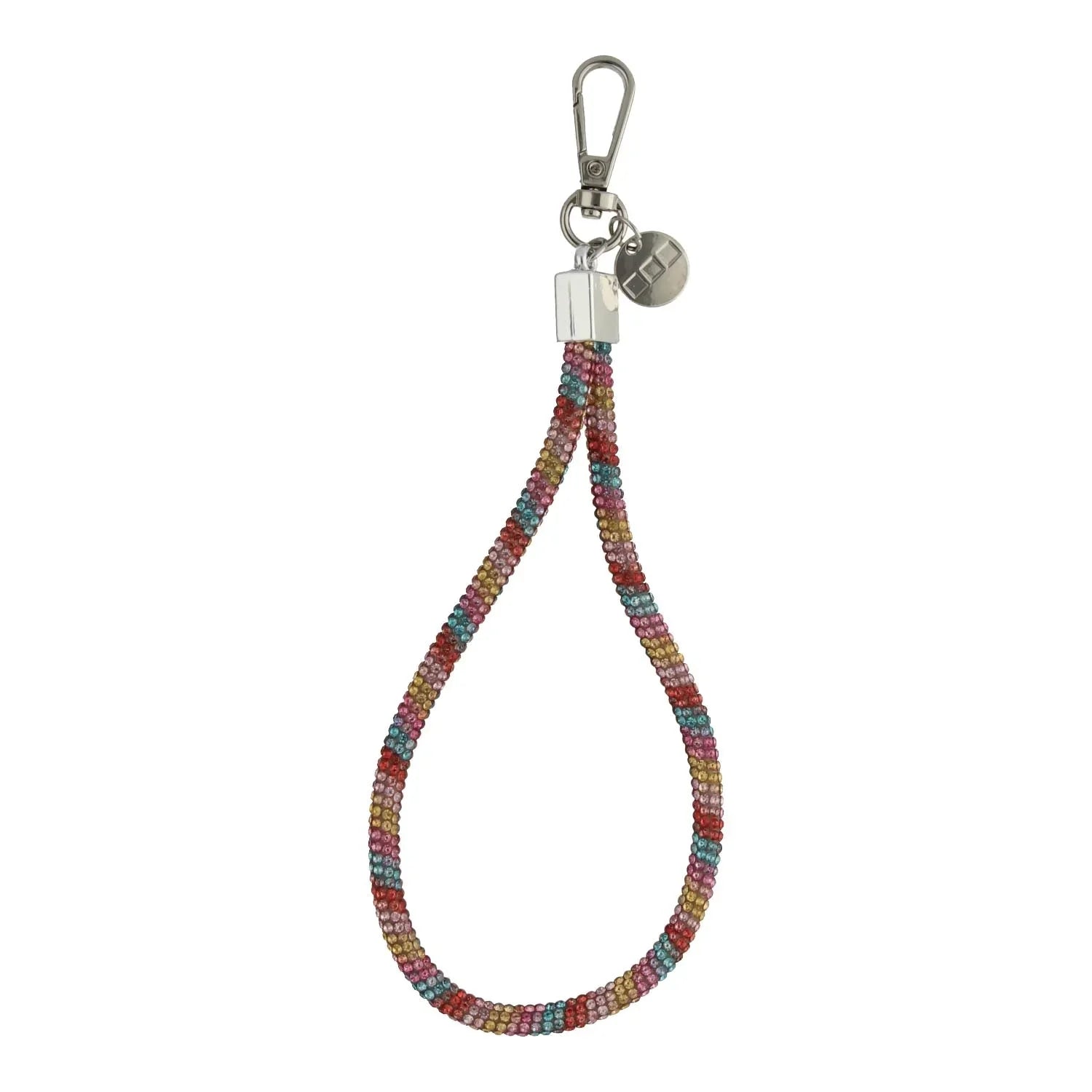 Handykette Diamond - mehrfarbig - silber