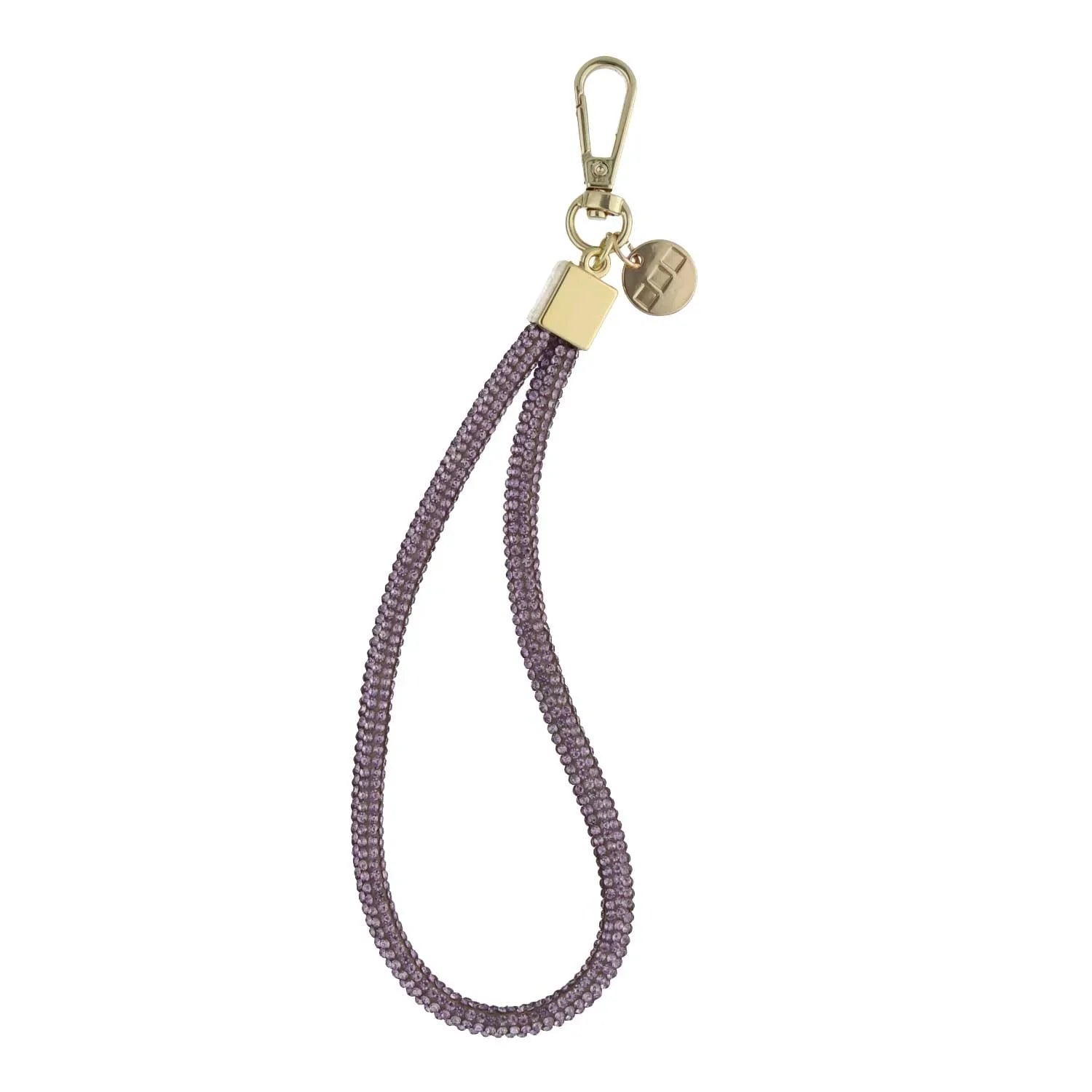 Handykette Diamond - lila - gold