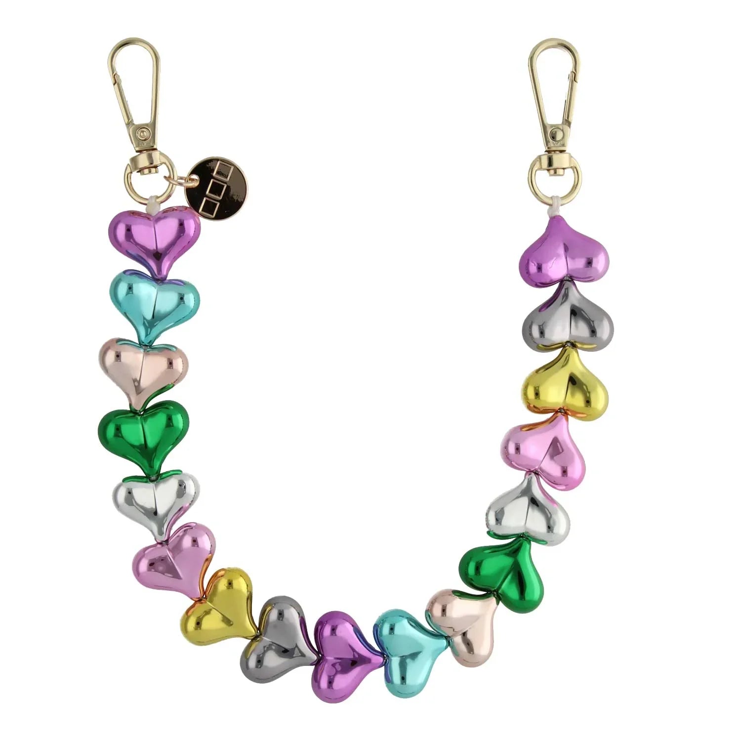 Handykette Heart - mehrfarbig - gold