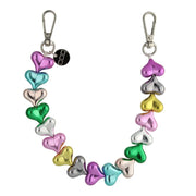 Telefonband Heart - mehrfarbig - silber