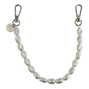 Handykette kurz Perle - Silber