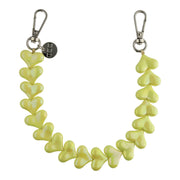 Handykette Heart - gelb - silber