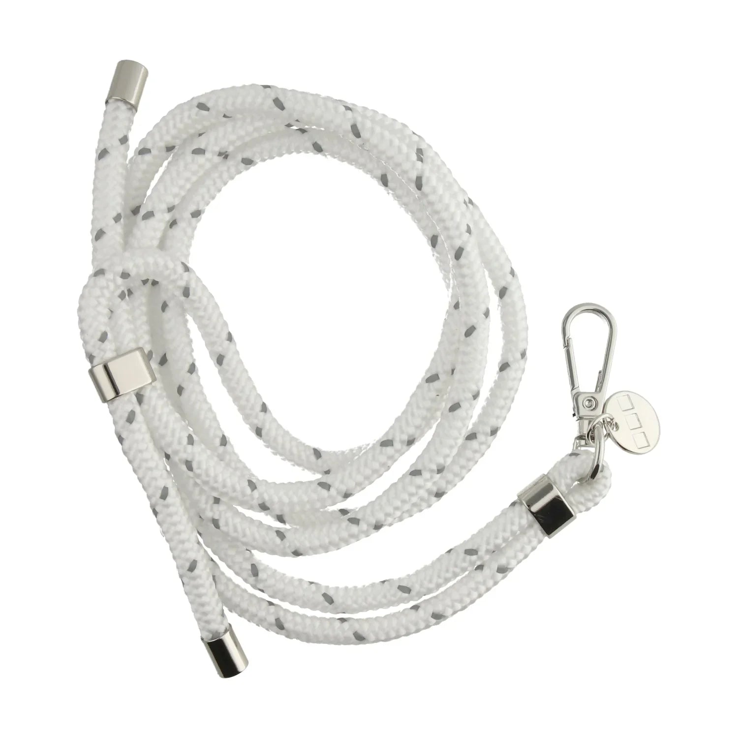 Handykette Longa - weiß - silber