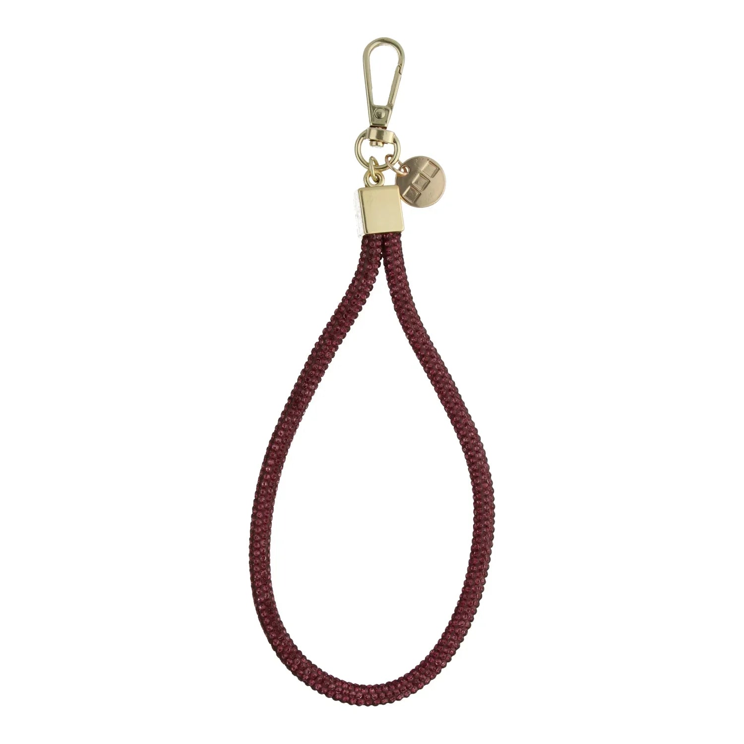 Telefonband Diamond - Weinrot - Gold