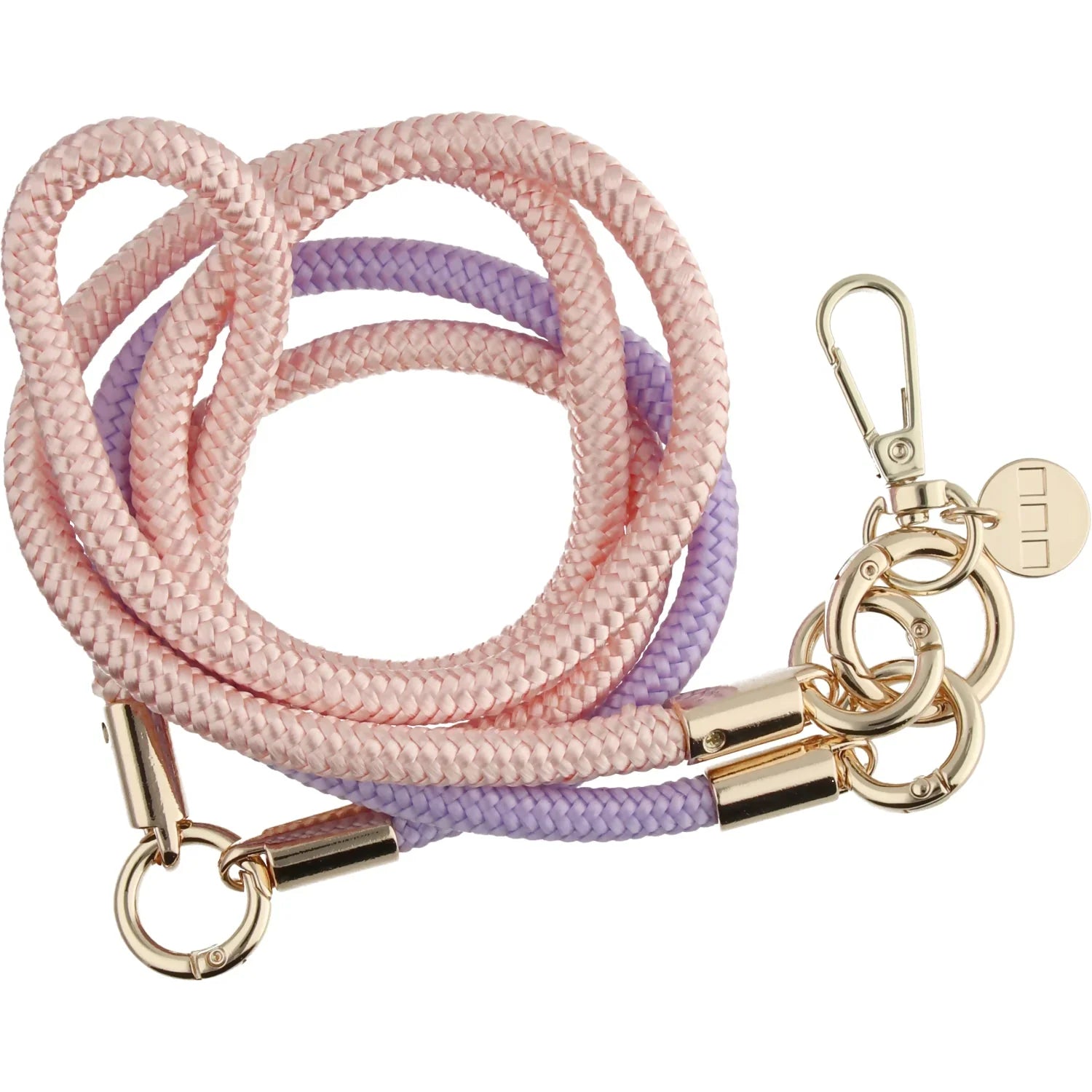 Handykette Flexicord - rose-lila - gold