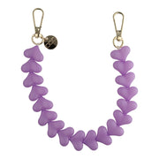 Handykette Herz - Lila - Gold