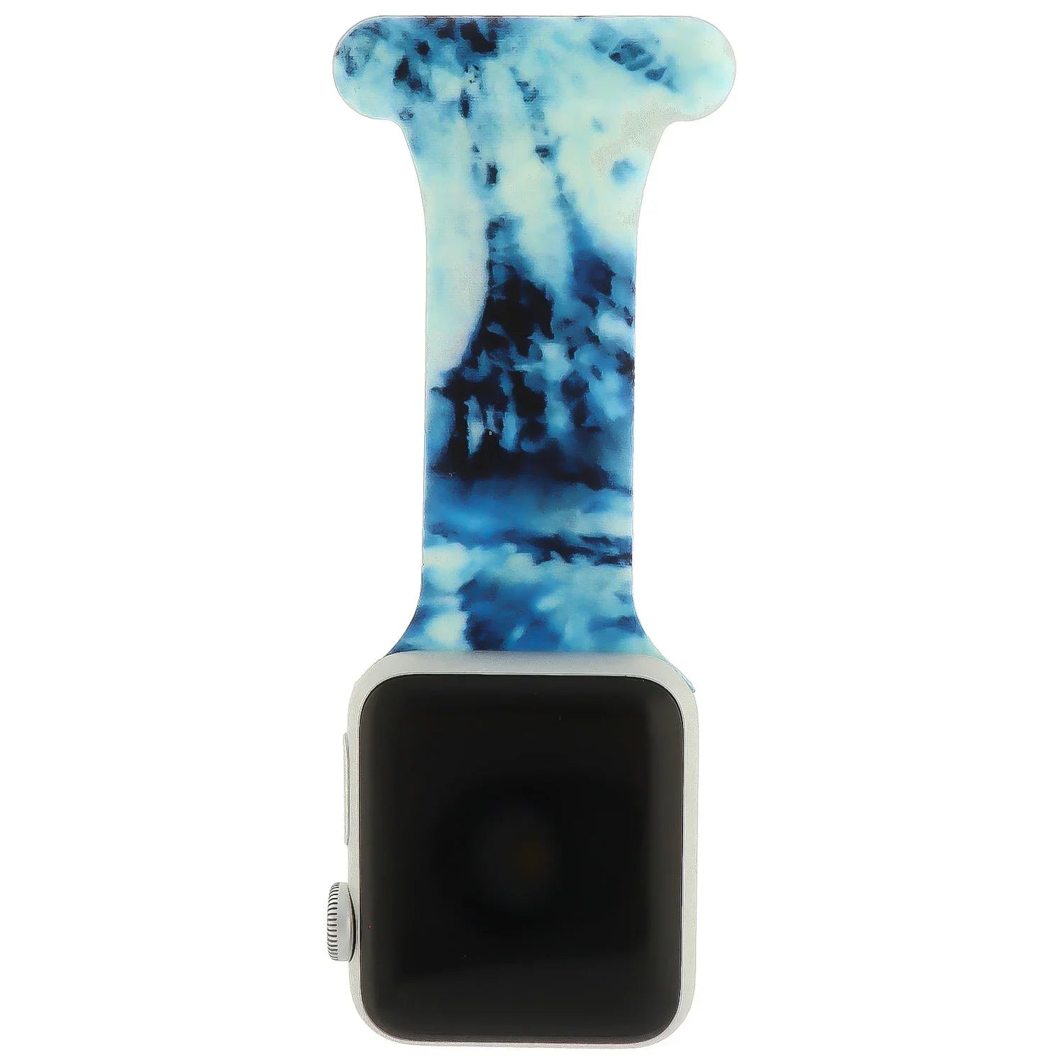 Apple Watch Krankenpflegerarmband – Silikon – gesprenkeltes Blau