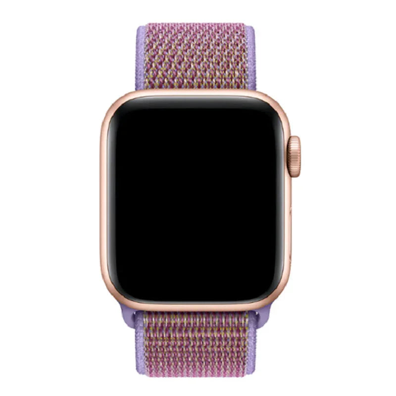 Apple Watch Armband Nexora - gewebt - Nylon - Lila