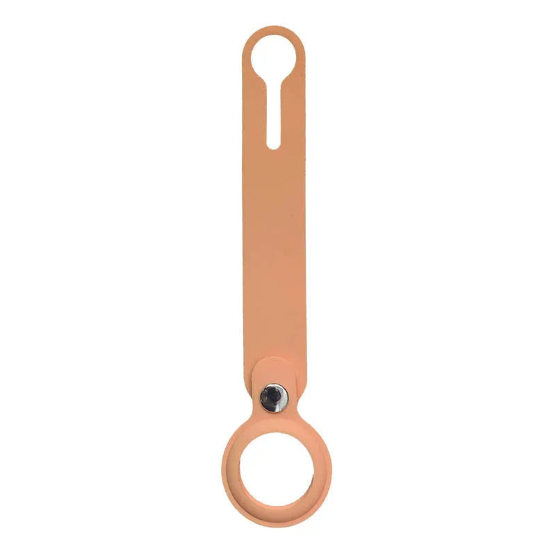 AirTag Silikon-Schlüsselanhänger – Beige
