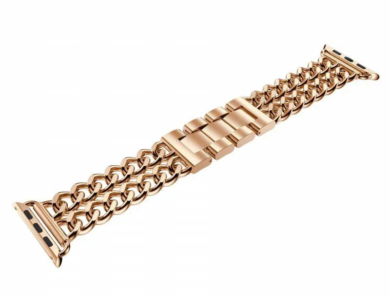 Apple Watch Cowboy Armband - Edelstahl - Roségold