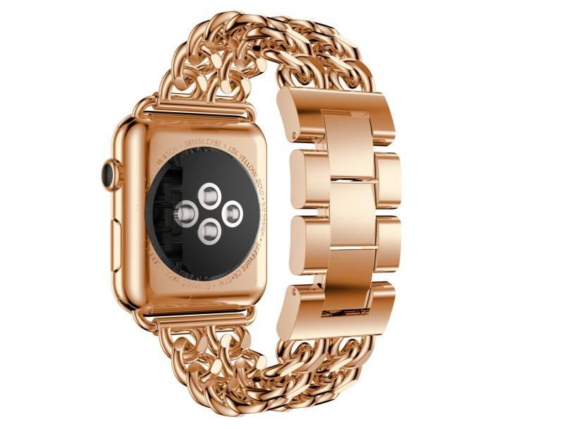 Apple Watch Cowboy Armband - Edelstahl - Roségold