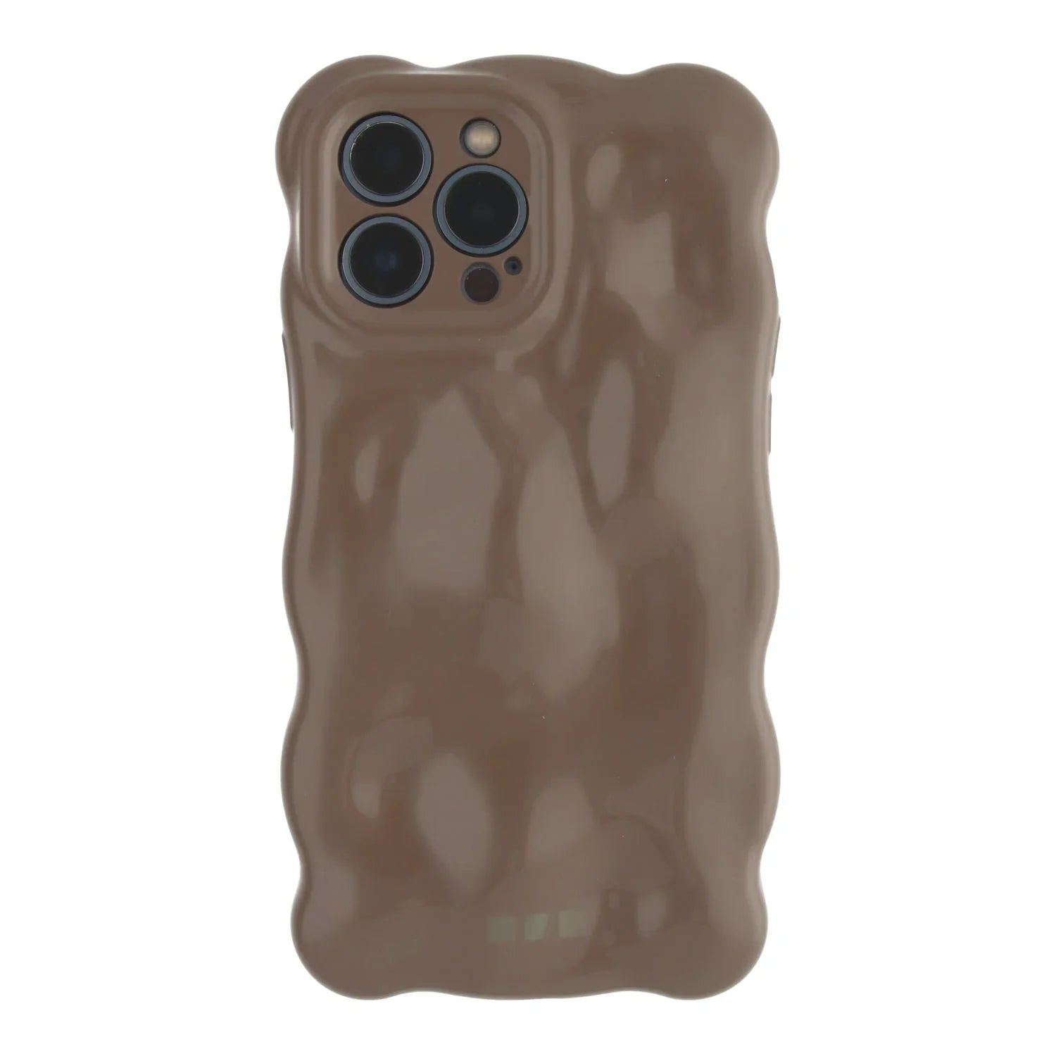iPhone Hülle Bubble - hellbraun
