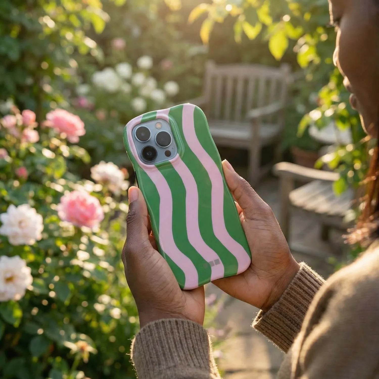 iPhone Hülle Candy - grün lila