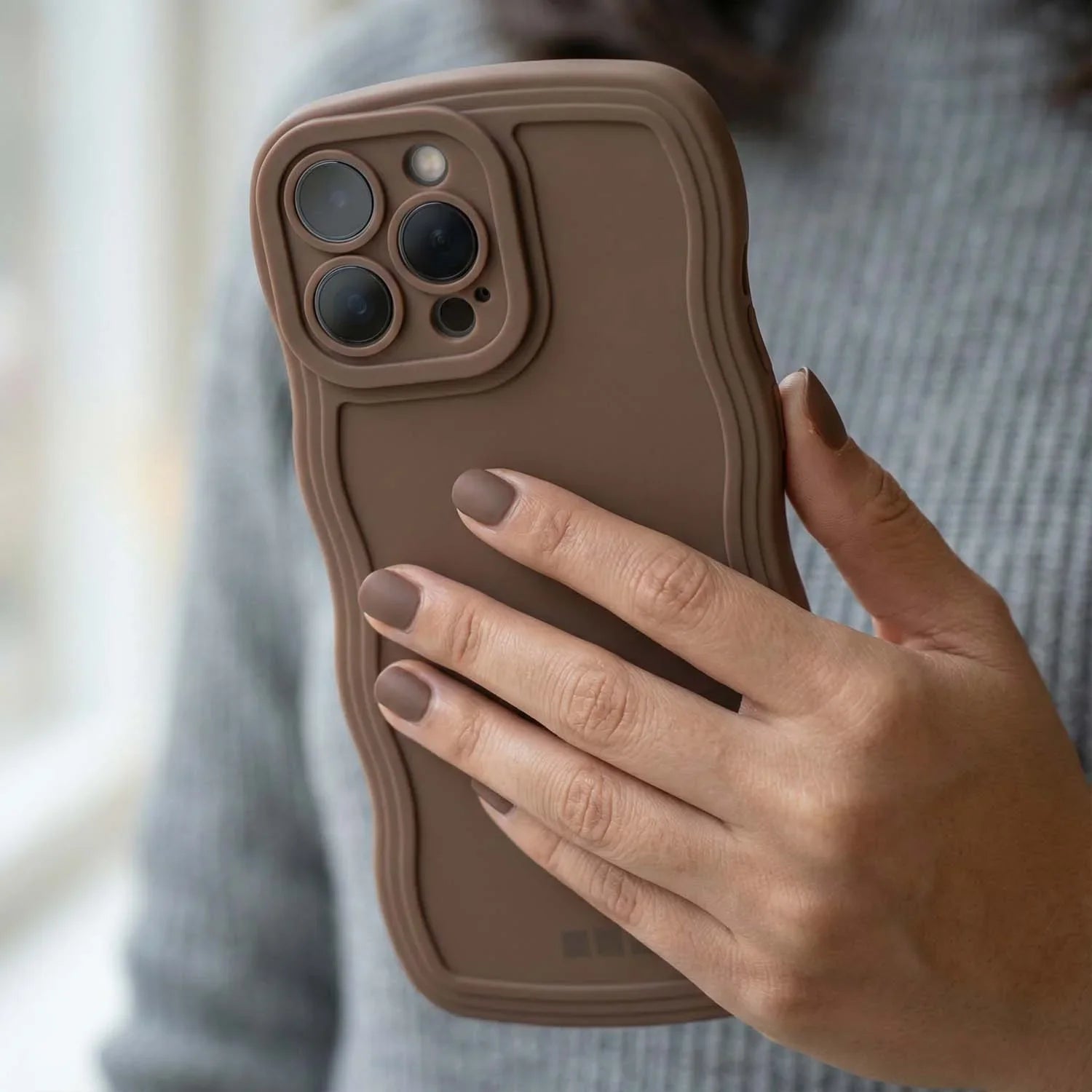 iPhone-Hülle Curve – Braun