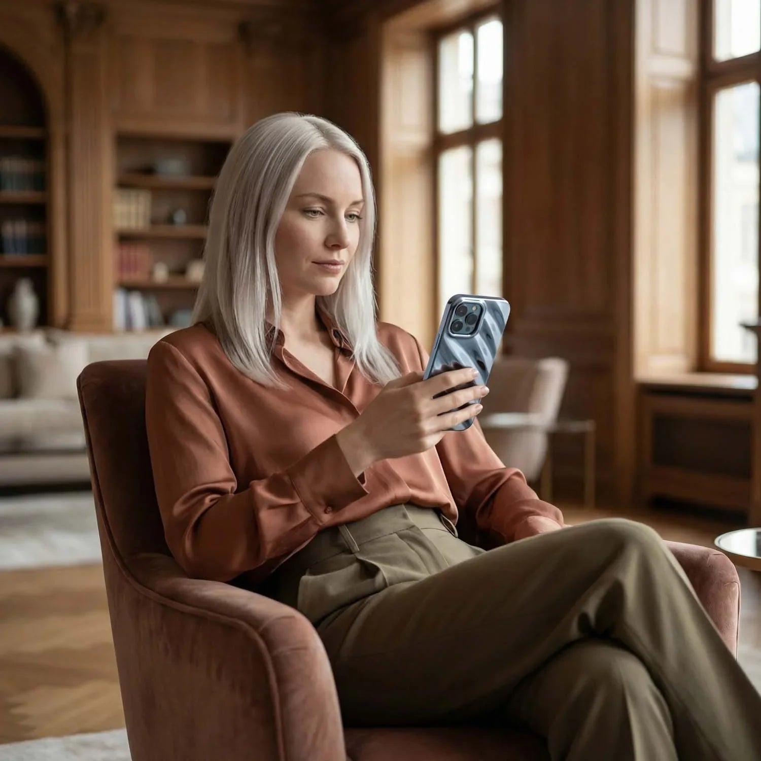iPhone Hülle Lustra – Blau