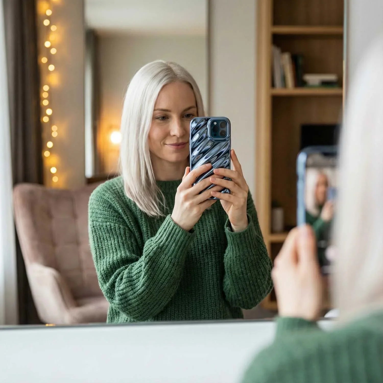 iPhone Hülle Lustra – Blau