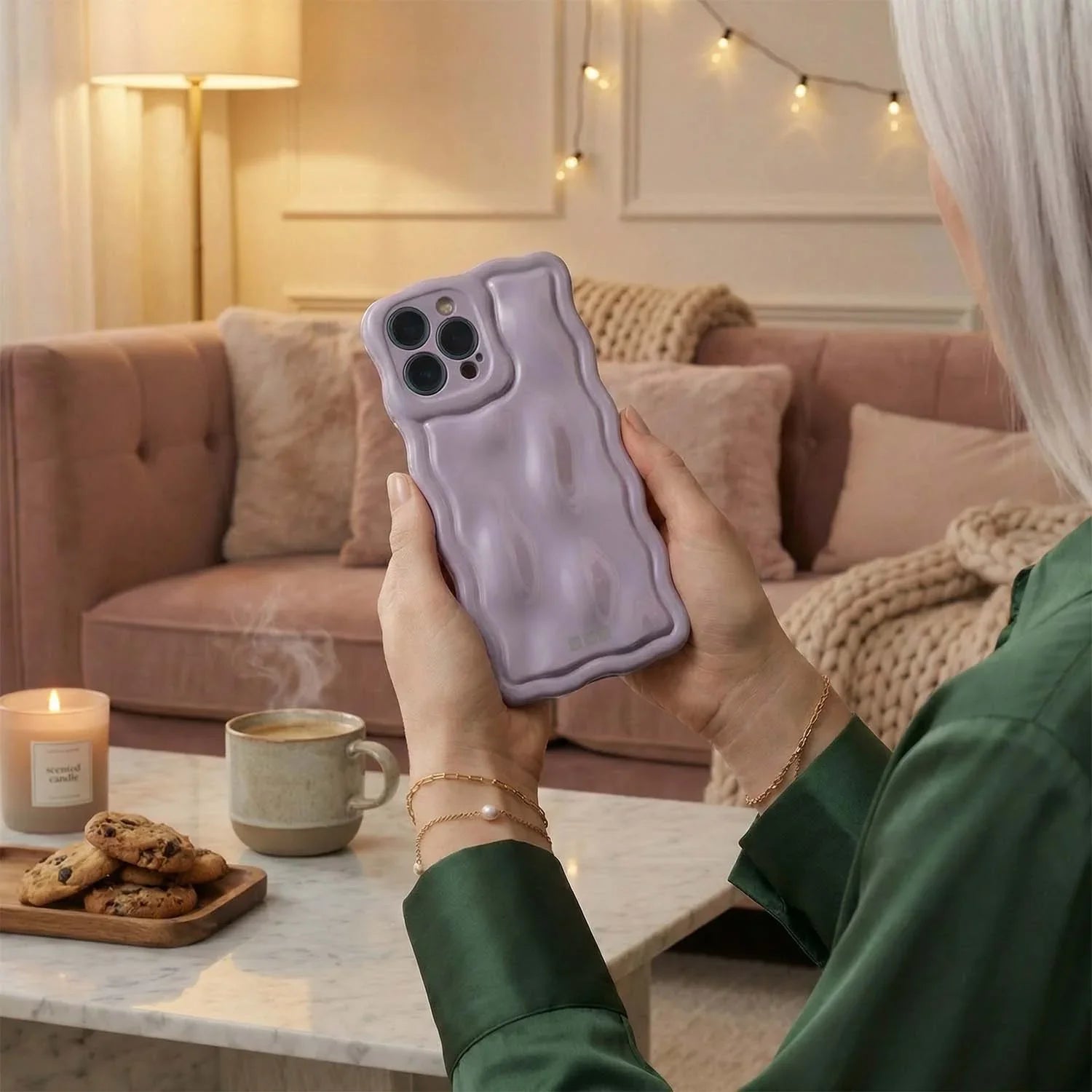 iPhone Hülle Sparkle – Lila