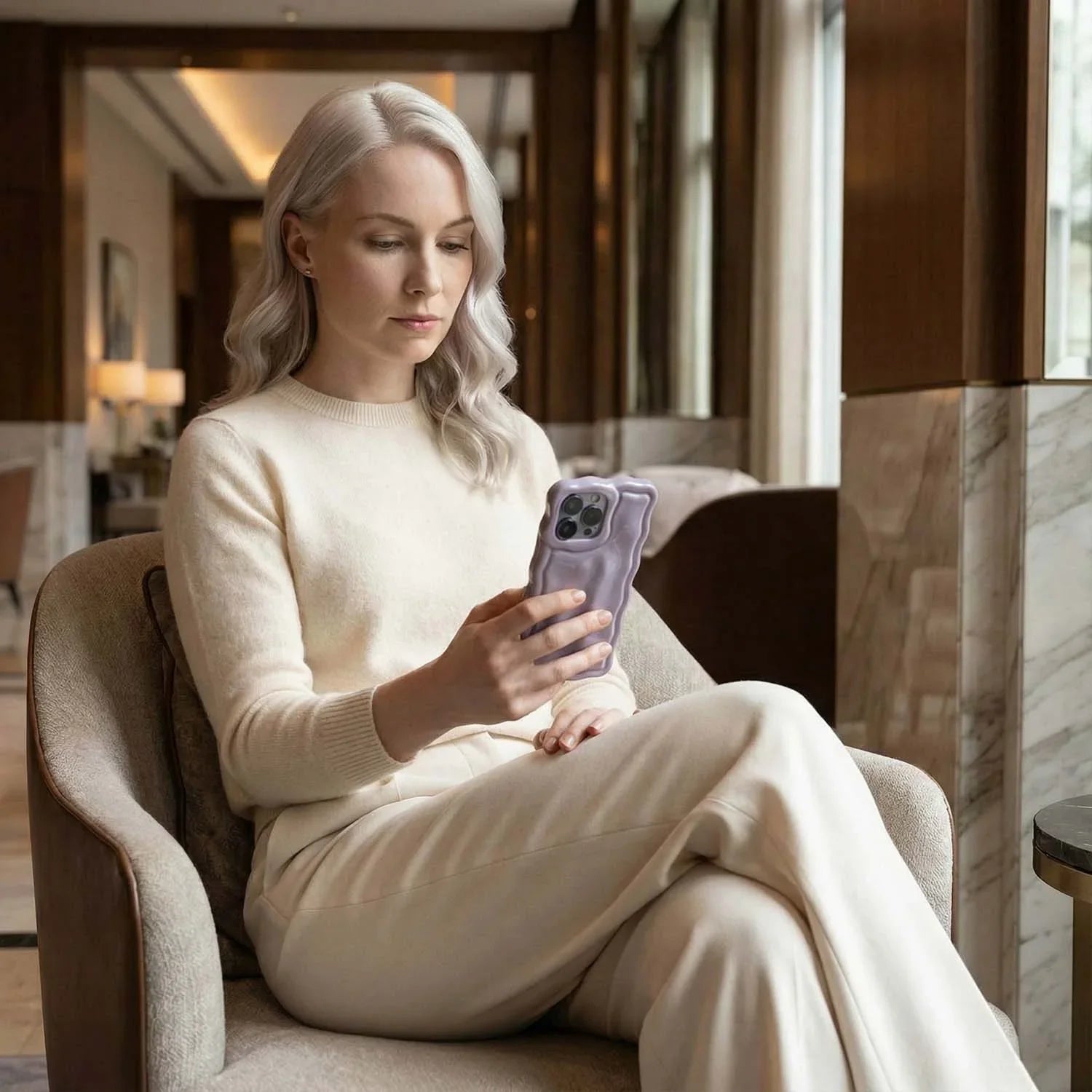 iPhone Hülle Sparkle – Lila