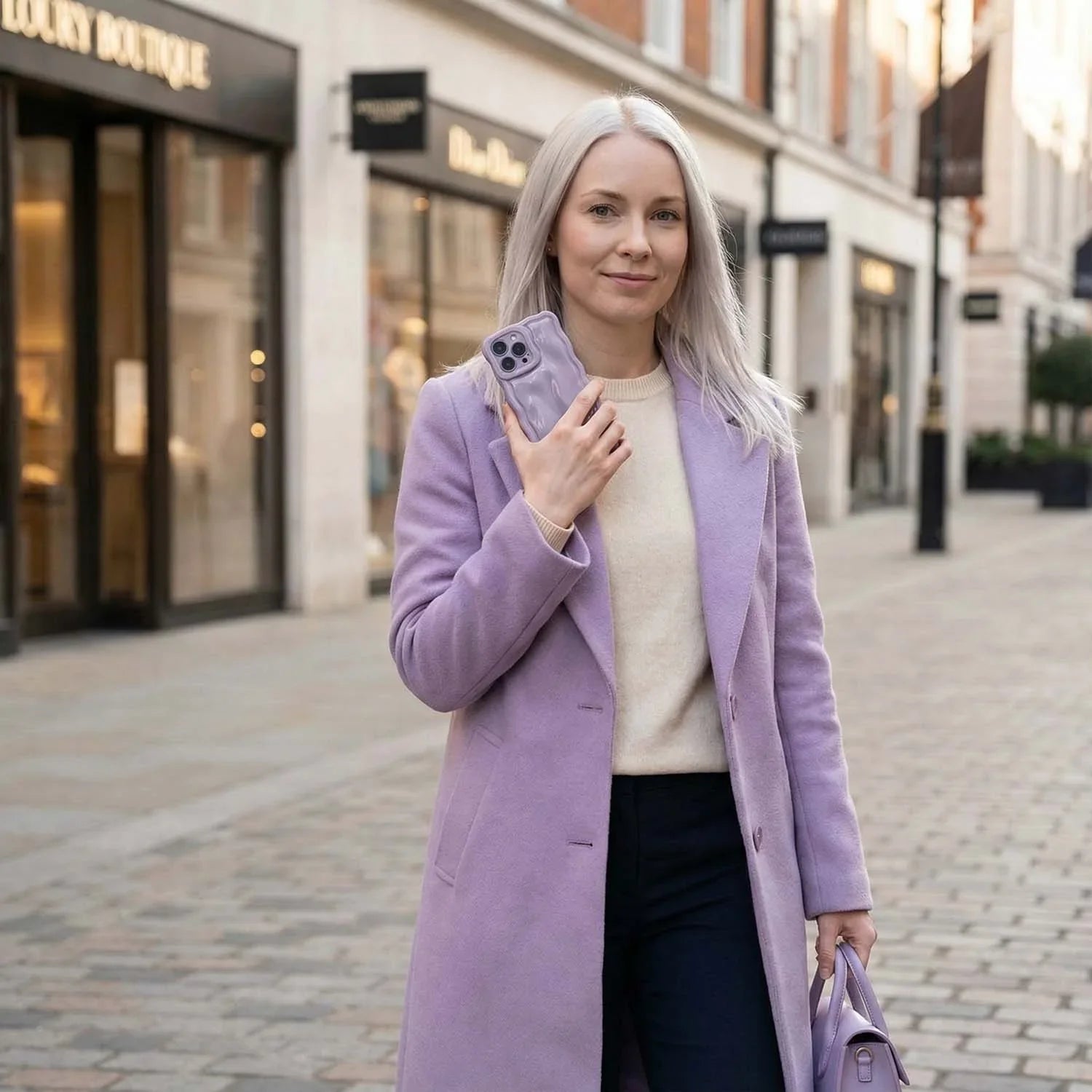 iPhone Hülle Sparkle – Lila