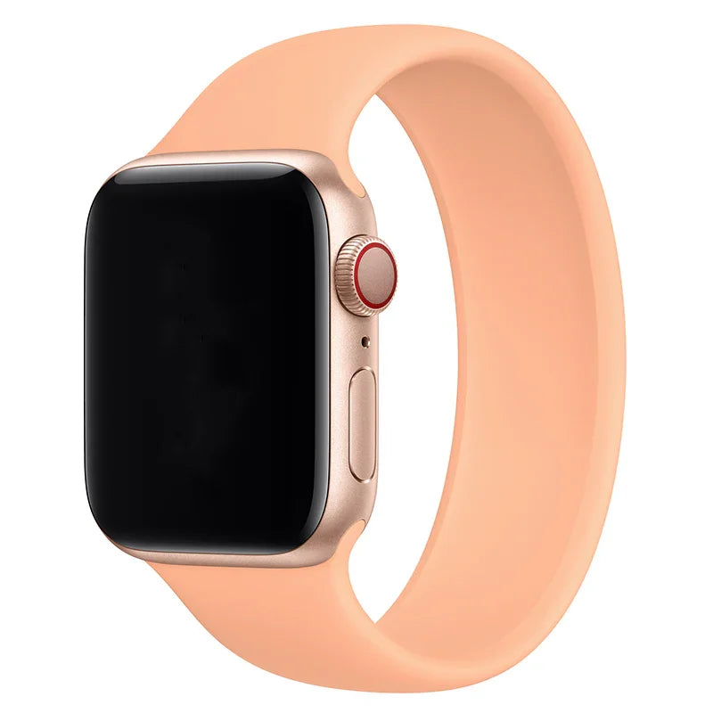 Apple Watch Armband - Silikon - Solo Loop - Melone