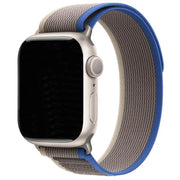 Apple Watch Armband Trail - Nylon - Blau Grau